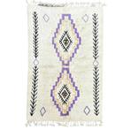 Tapis moderne blanc en laine - Tapis marocain - Tapis, Nieuw