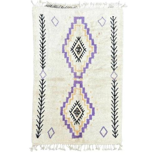 Tapis moderne blanc en laine - Tapis marocain - Tapis, Huis en Inrichting, Stoffering | Tapijten en Vloerkleden