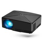 C80 LED Projector - Mini Beamer Home Media Speler Zwart, Verzenden
