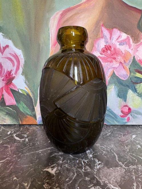 François-Théodore Legras - Vase - Verre, Antiek en Kunst, Antiek | Glaswerk en Kristal
