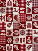 Tiroolse stof met kerstdecoratie - Textiel - 280 cm - 250 cm, Nieuw