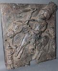 Bord - Afrikaanse brons - In de stijl van Benin Kingdom -