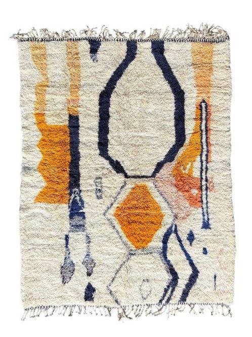 Contemporary Beni Ouarain Wool Rug – 210 x 280 cm –, Huis en Inrichting, Stoffering | Tapijten en Vloerkleden