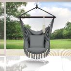 Hangstoel - Binnen & Buiten - Hangschommel - Tot 150kg - Gri, Huis en Inrichting, Verzenden, Nieuw