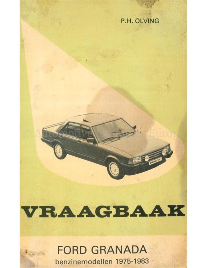 1975 - 1983 FORD GRANADA, VRAAGBAAK, Auto diversen, Handleidingen en Instructieboekjes