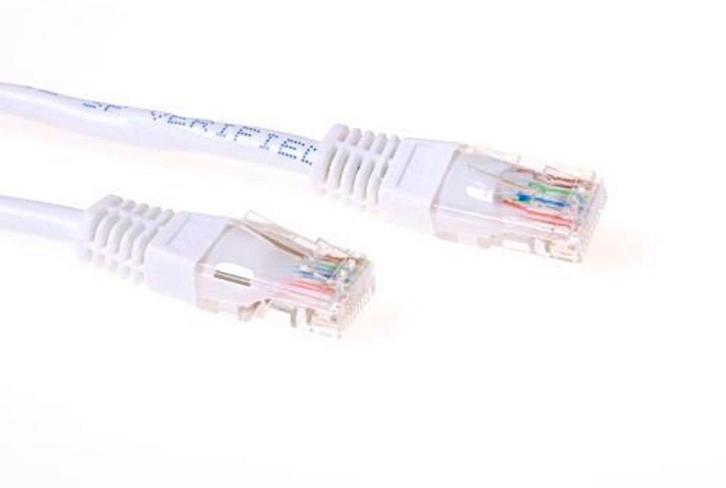 ACT 1m Cat5e UTP Wit Nieuw, Computers en Software, Pc- en Netwerkkabels, Zo goed als nieuw, Ophalen of Verzenden