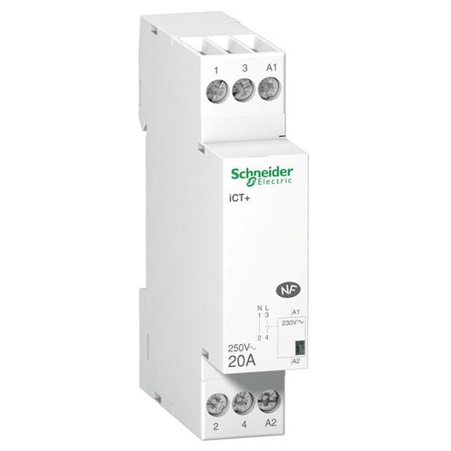 Schneider Electric Ict+ 20A Enkelpolige Contactor 230V -, Doe-het-zelf en Bouw, Elektriciteit en Kabels, Verzenden