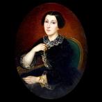 French school (XIX) - Retrato de dama noble