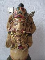 Groot houten beeld van de god Ganesha 55 cm - Bali - Statue