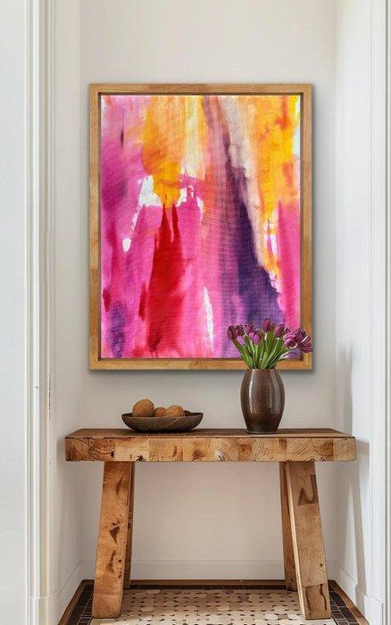 Lina Verano - Magenta Mood, Antiek en Kunst, Kunst | Schilderijen | Modern