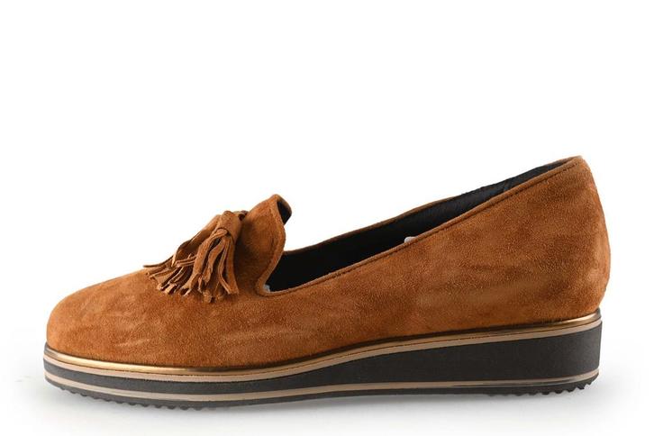 Via Limone Instappers in maat 39 Cognac, Kleding | Dames, Schoenen, Overige kleuren, Zo goed als nieuw, Instappers, Verzenden