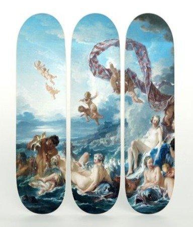François Boucher (after) - The Triumph of Venus Triptych, Antiek en Kunst, Antiek | Overige Antiek