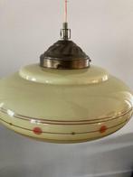 Lamp - Glas - Vintage Hanglamp, Antiek en Kunst