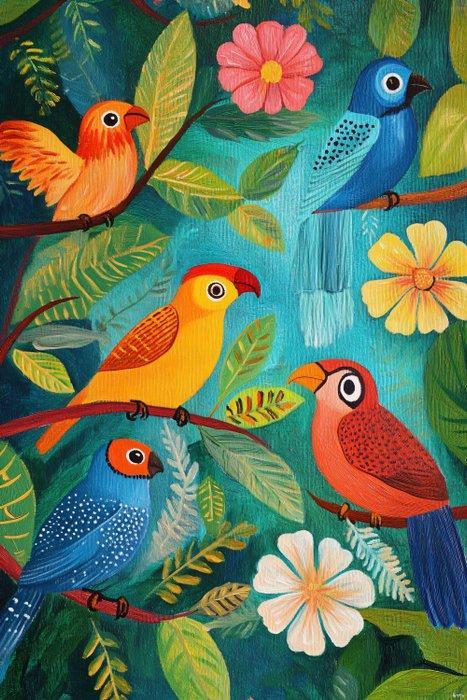 Felix van Horst (1988) - Forest Flutter (XXL), Antiek en Kunst, Kunst | Designobjecten