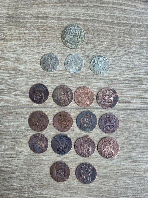 Pays-Bas, Frise-Occidentale Schelling 6 stuiver, Dubbele, Postzegels en Munten, Munten | Nederland