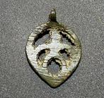 Époque Viking Bronze Très rare pendentif amulette
