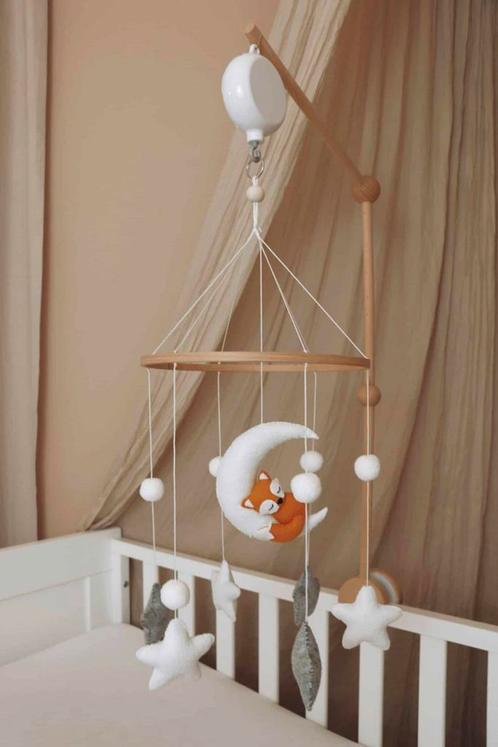 Complete set slapende vos muziekmobiel, Kinderen en Baby's, Kinderkamer | Inrichting en Decoratie