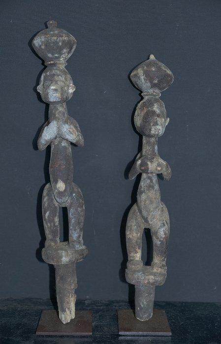 paar van de beeldjes Botchio - NAGO - Benin, Antiek en Kunst, Kunst | Niet-Westerse kunst