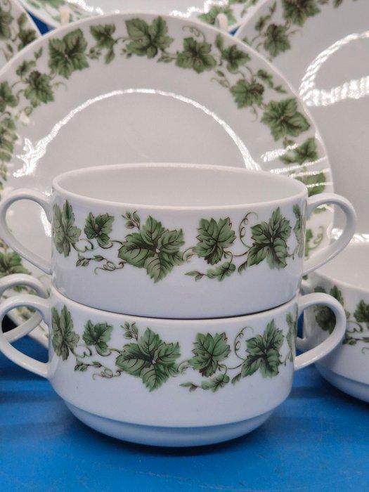 Eetservies - Wunsiedel Bavaria Porzellan – Suppentassen mit, Antiek en Kunst, Antiek | Meubels | Tafels