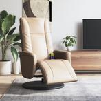 vidaXL Massagestoel verstelbaar met voetensteun kunstleer, Verzenden, Nieuw