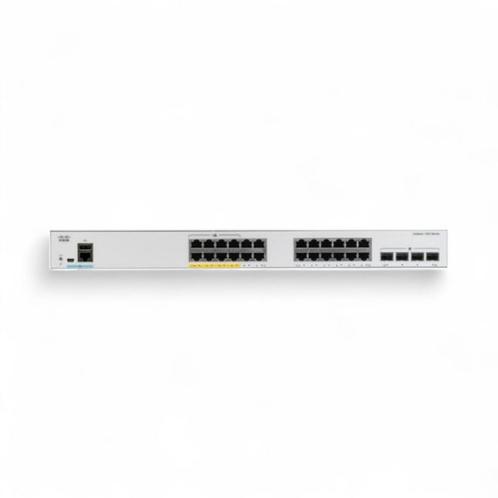 Cisco Catalyst 1000 - 24x 1Gb BASE-T Port, 4x 1Gb SFP Port,, Computers en Software, Netwerk switches, Refurbished, Verzenden