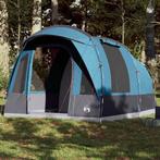 vidaXL Tunneltent 3-persoons waterdicht blauw, Caravanes & Camping