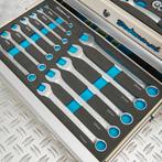 Datona Gereedschapskist drie lades - 3 lades gevuld - wit -, Doe-het-zelf en Bouw, Gereedschapskisten, Ophalen of Verzenden, Nieuw