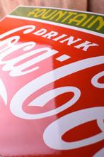 Coca-Cola - Emaille bord - XL Coca-Cola-drank FOUNTAIN