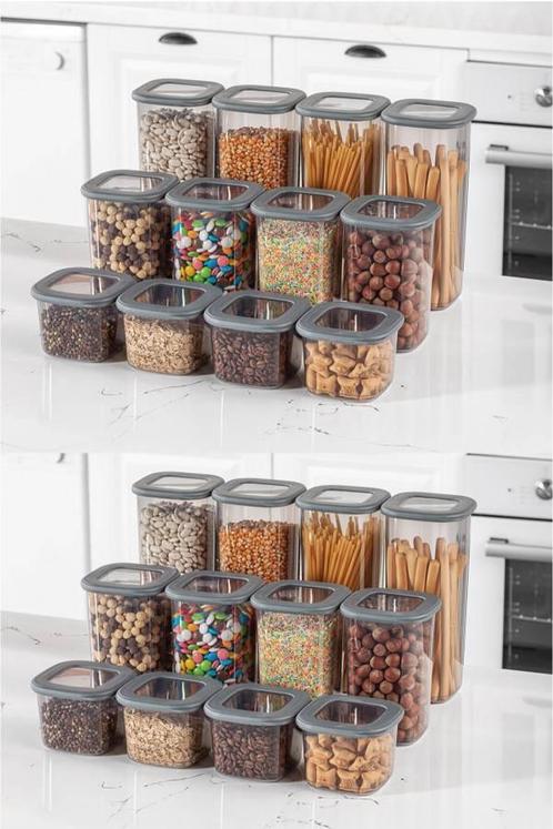 Set van 24 opbergbakjes Amélia gemixt | Heritage, Maison & Meubles, Cuisine| Tupperware, Envoi