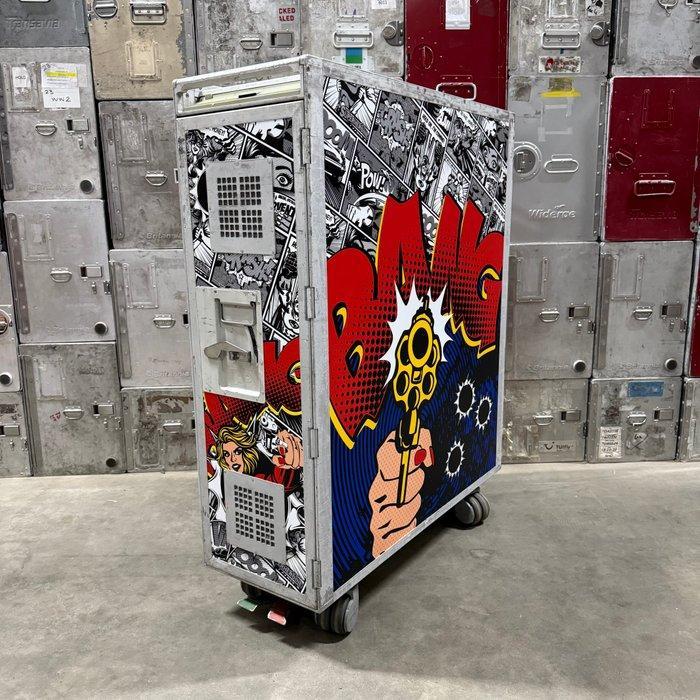 Driessen - Trolleys van luchtvaartmaatschappijen - Vliegtuig, Antiquités & Art, Antiquités | Assiettes décoratives & Carrelages