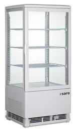 SARO Mini-koelvitrine - SC 80 wit, Verzenden