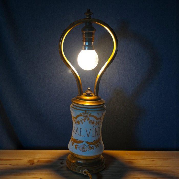 Sal.Vini Italian Antique - Lamp - Keramiek, Messing, Antiek en Kunst, Antiek | Overige Antiek