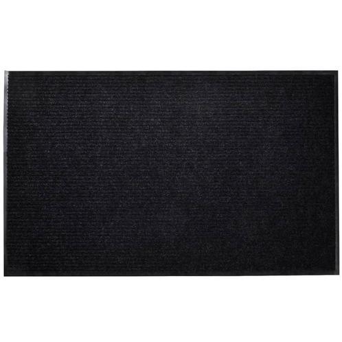 vidaXL Deurmat PVC 180 x 120 cm (zwart), Jardin & Terrasse, Paillassons, Envoi