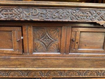 ambachtelijk gemaakt - Buffet - armoire à coussins - Chêne -