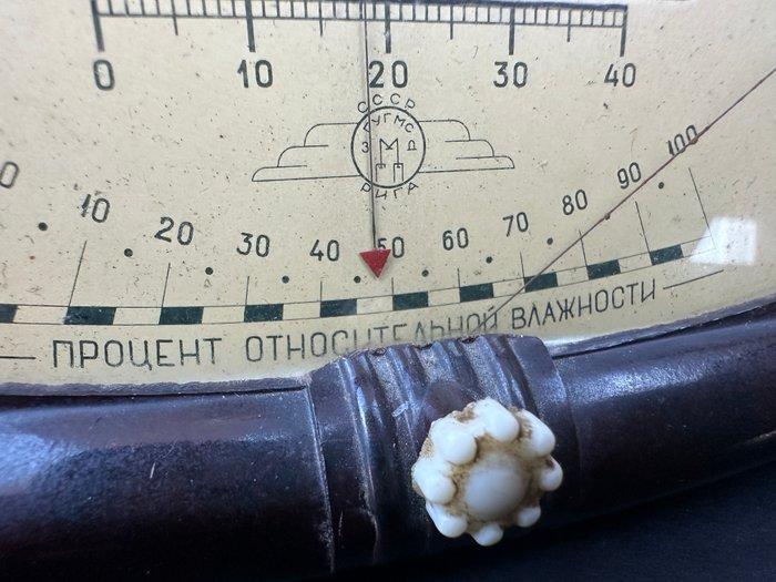 GUGMS ZMD GP - Weerstation - Bakeliet/glas, Antiek en Kunst, Antiek | Wandborden en Tegels