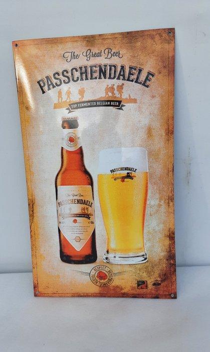 Passchendaele - Reclamebord - Emaille, Antiek en Kunst, Antiek | Wandborden en Tegels