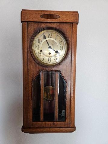Horloge murale -   Bois - 1920-1930 - Horloge ancienne de