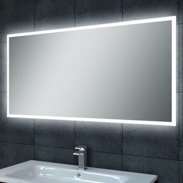 Spiegel Wiesbaden Quatro dimbare LED condensvrij 120x60cm