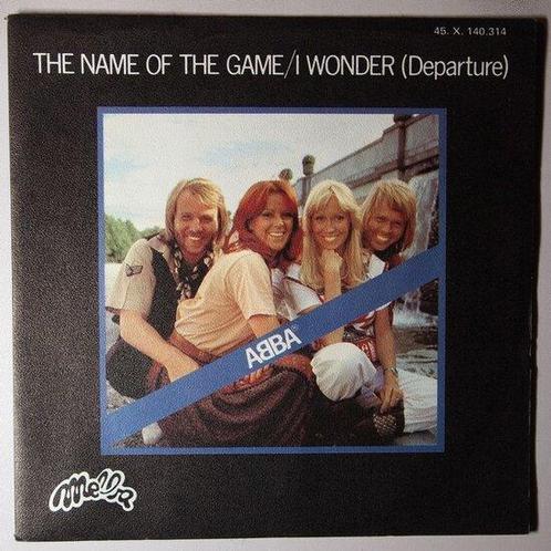 ABBA - The name of the game / I wonder - Single, Cd's en Dvd's, Vinyl Singles, Single, Gebruikt, 7 inch, Pop