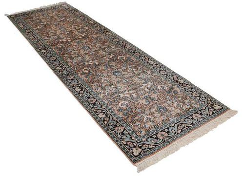 Originele Kasjmierzijde tapijt - Vloerkleed - 298 cm - 95 cm, Huis en Inrichting, Stoffering | Tapijten en Vloerkleden