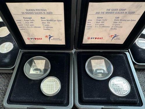 Nederland. Muntset Laatste zilveren Gulden en zilveren, Postzegels en Munten, Munten | Nederland