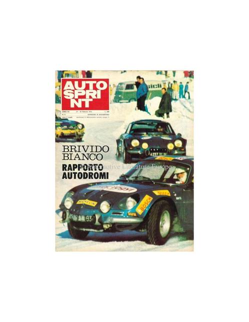 1972 AUTOSPRINT MAGAZINE 8 ITALIAANS, Livres, Autos | Brochures & Magazines