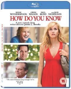 How Do You Know (Blu-ray) Blu-ray (2011) Jack Nicholson,, CD & DVD, Blu-ray, Envoi