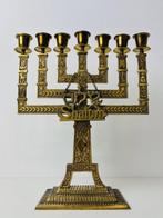 Menora Grote Hannukkah menorah - Messing