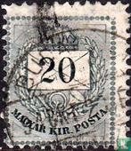 Hongarije - Brief, kroon en posthoorn - 1898, Postzegels en Munten, Verzenden, Gestempeld