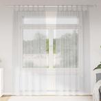 vidaXL Gordijnen met gordijnen 2 pcs Lichtgrijs 140x175cm, Huis en Inrichting, Stoffering | Gordijnen en Lamellen, Verzenden, Nieuw