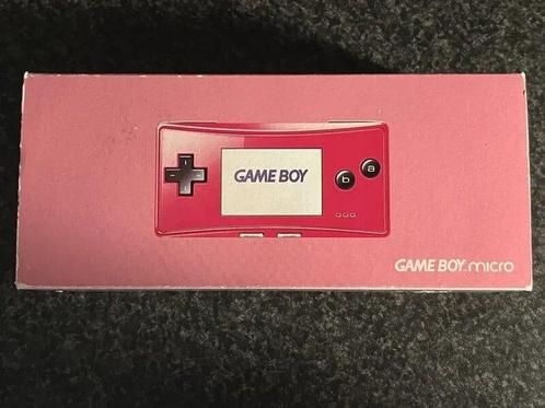 Nintendo - Gameboy Micro - Gameboy Micro PAL Pink Complete, Games en Spelcomputers, Spelcomputers | Overige Accessoires