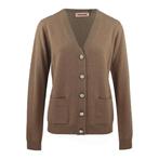 Custommade • bruin kasjmier vest Aisha • XL, Bruin, Verzenden, Maat 42/44 (L), Nieuw