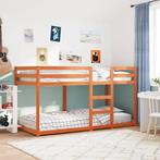 vidaXL Stapelbed massief grenenhout wasbruin 90x200 cm, Huis en Inrichting, Verzenden, Nieuw