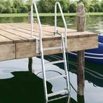 vidaXL 4-treden steigerladder Zilver 58 x 77 x 166 cm, Watersport en Boten, Verzenden, Nieuw
